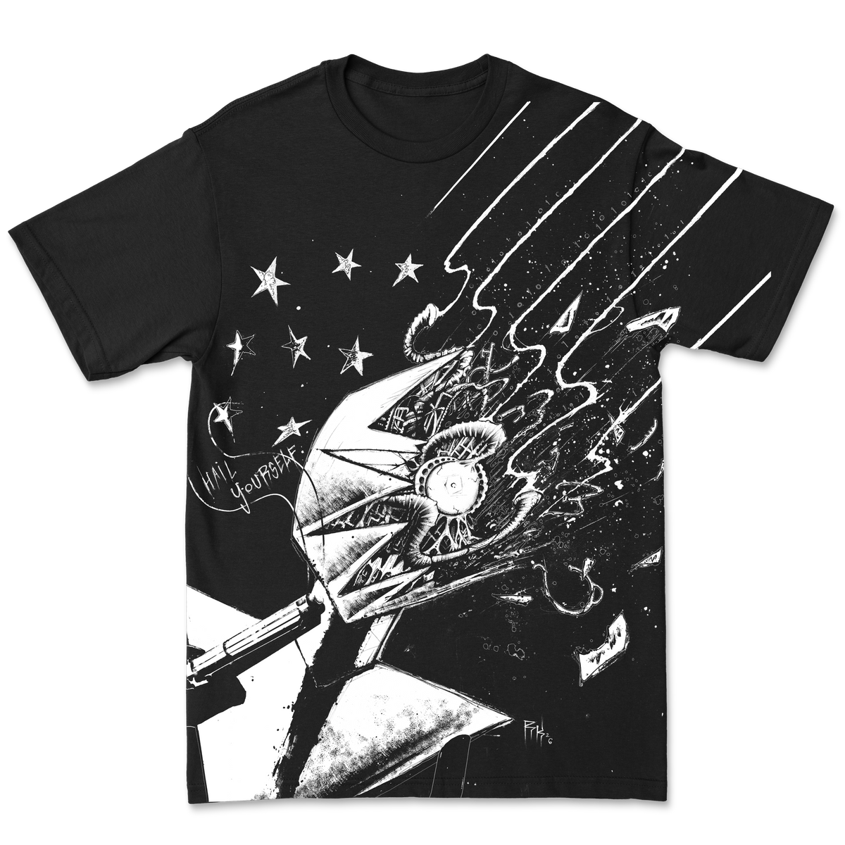 Machine Head Tee - Grayscale